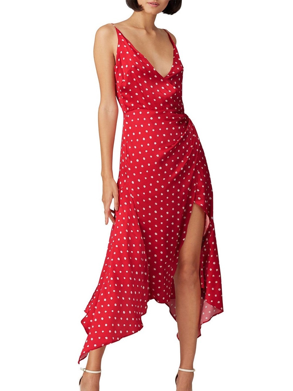 Haney Polka Dot Midi Dress